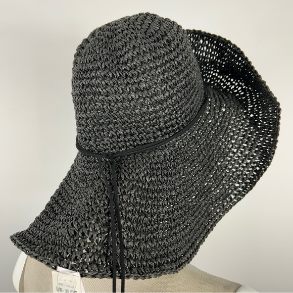 Joe Fresh Black Crochet Hat - Picture 3 of 7